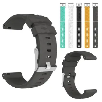 

smart watch strap 5 Colors wtach band Silicone durable watchband replacement bracelet For Suunto sport baro/Suunto9 smart watch