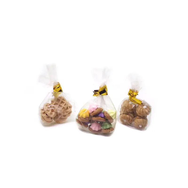 

1 Set 1/12 Dollhouse Miniature Accessories Mini Dessert Cookies Biscuits Simulation Food Model For Doll House Decoration