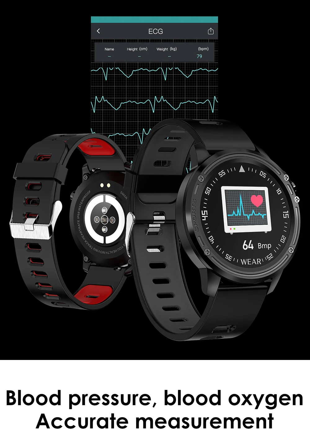 for Honor V30 Pro 9X Pro Honor 10 Lite 20i 7A Mate 10 8s 8A 8X Smart Watch Men Blood Pressure Heart Rate sports fitness watches