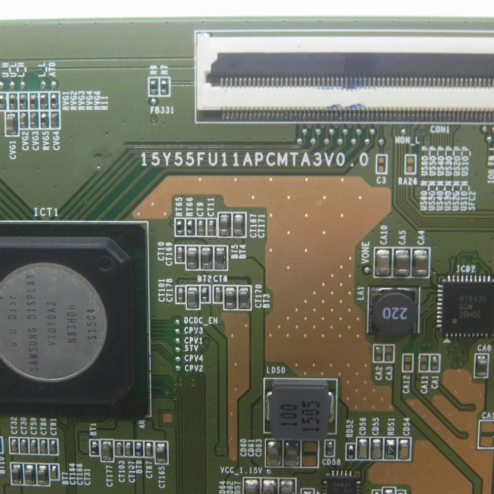 Тест для samgsung LCD-55S3A 15Y55FU11APCMTA3V0. 0 логическая плата