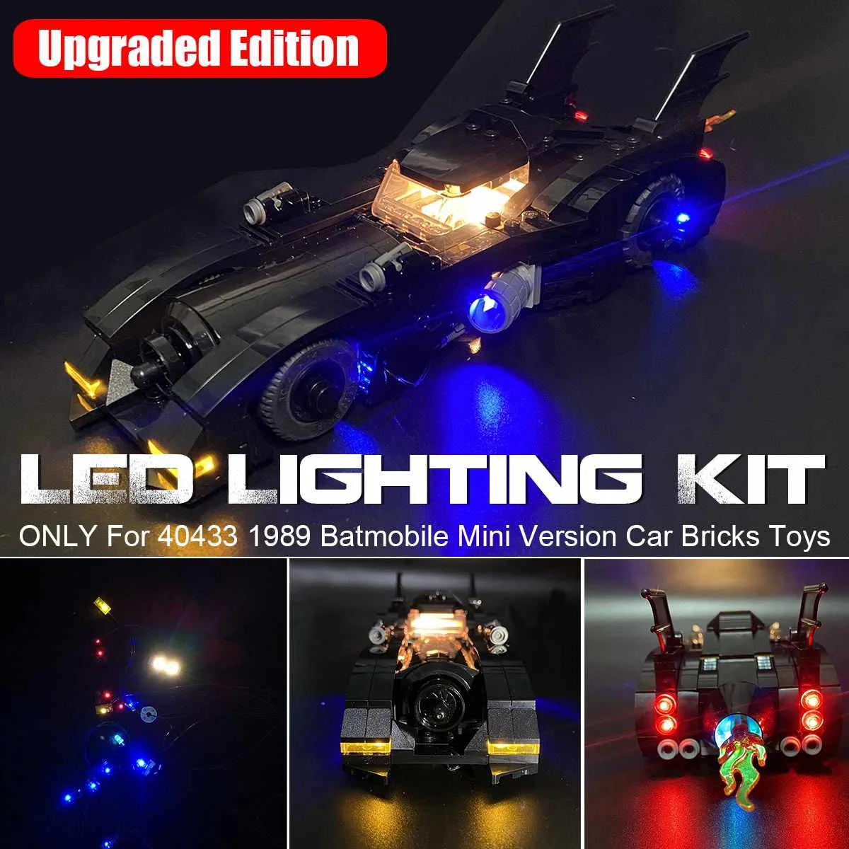 light kit for lego batmobile