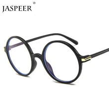 JASPEER круглый Анти-синий светильник, блокирующие очки, анти-напряжение глаз TR90, мужские и женские компьютерные очки, защитные очки
