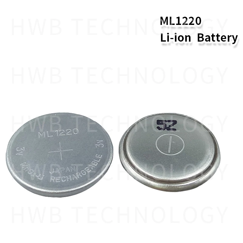 2 шт/партия ML1220 3V аккумуляторные батареи кнопки