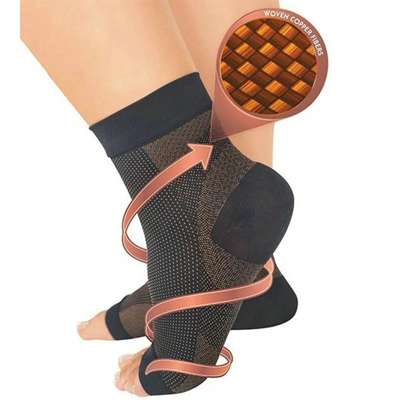

Sports Protective Ankle Compression Socks Anti Plantar Fascia Mountaineering Running Wristband Heel Support Protection Fashion