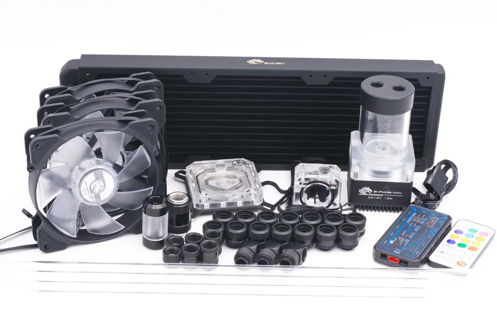 Bykski Water Cooling Kit for CPU Rigid Tube Intel AMD 360mm Copper