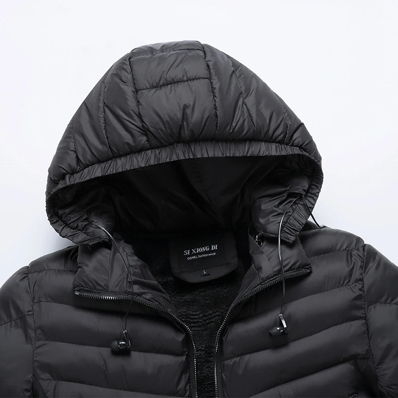 Мужская зимняя куртка Moda парка с капюшоном уличная альпинистская Толстая куртка мужские зимние парки Ropa de Hombre с наушниками пальто