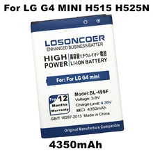 LOSONCOER BL-49SF Замена Батарея для LG G4 Beat G4C G4s G4 мини H515 H525N H731 H734 H735 H735L H735T H735TR H736 H736P