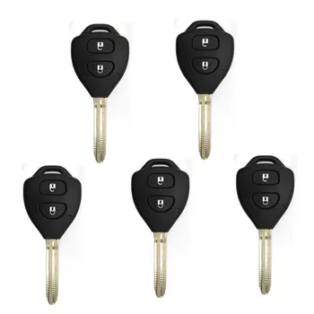 

5pcs/lot XHORSE XKTO05EN T oyota Style Wired Universal Remote Key F lat 2 Buttons for VVDI VVDI2 Key Tool English Version