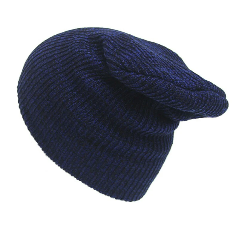 Unisex Beanies Winter Hats Cap Men Beanies Stripe Knitted Hip Hop Hat Male Female Warm Winter Cap 14 Colors Women Hat