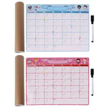 Милый ежемесячный планировщик магнитная доска на холодильник магнит доска для сообщений напоминание Memo M5TB