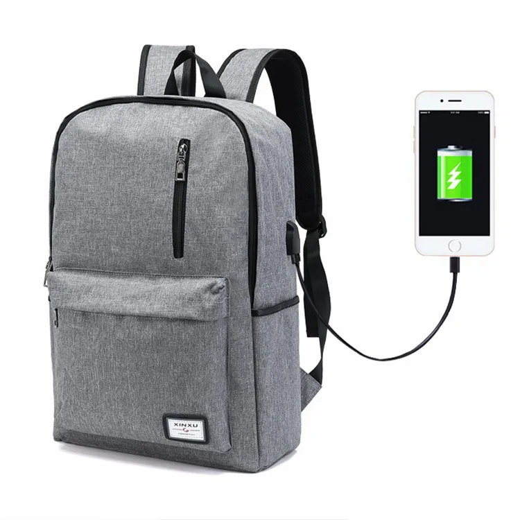 

Multi-functional Charging Backpack Korean-style Simple Backpack Computer Junior High School Students Campus School Bag Men's