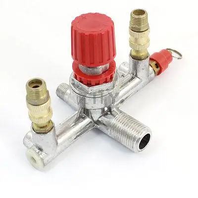 

Air Compressor 1/4PT 1/2PT Male Thread Pressure Regulator Valve Fitting