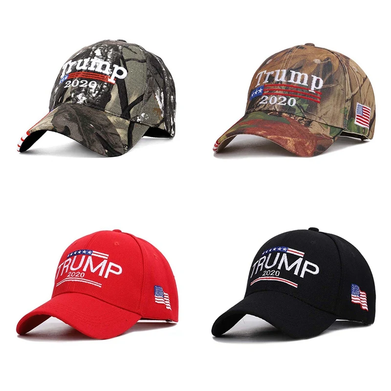Baseball Cap Embroidered Hat American President Election Accessories Headwear Outdoor Sports Wear With Adjustable Back Closure