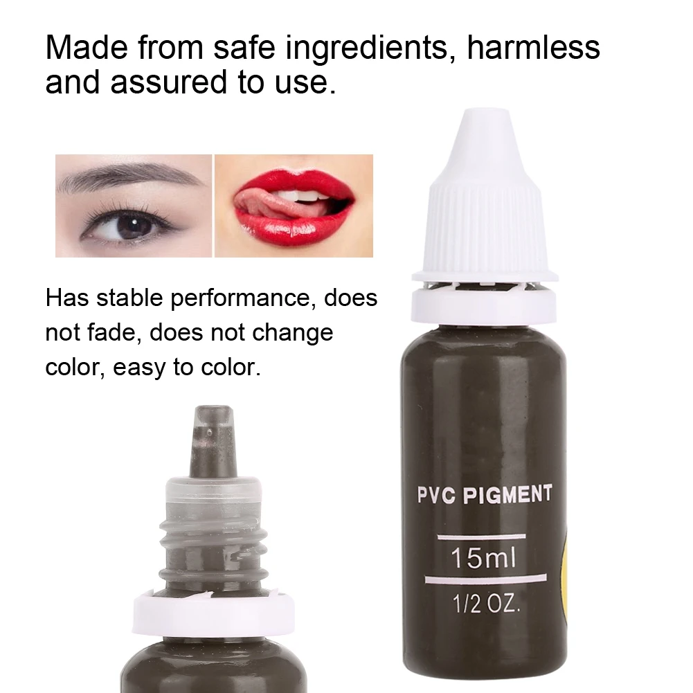 4 Colors Tattoo Pigment Eyebrow Lip Eyeline Microblading Pigment Coloring Cream for Permanent Makeup Eyebrow Eyeliner Tattoo Ink