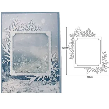

Christmas Snowflake Photo Frame Metal Cutting Dies Stencil Dies for DIY dies Scrapbooking Decor Paper Card Making Embossing dies