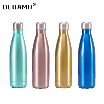 

LOGO Custom 500ml Thermos Bottle For Water Bottles Bright Cola bottle Stainless steel vacuum flask Cup sports Drinking bottle