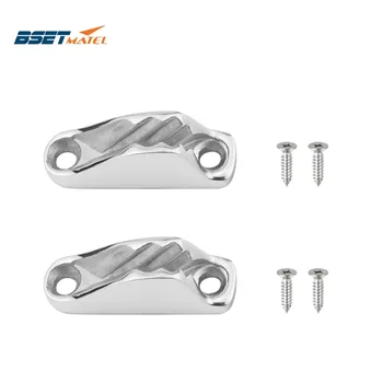 

2X 316 Stainless Steel Boat clam Cleat Rope Cleat Jam Cleat line cleat Marine Parts Hardware Sailing Kayak marine Accessories
