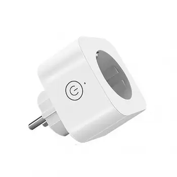 

WIFI Wireless Remote Socket Smart Timer Plug Voice Control EU Home Fire Retardant PC Smart Power Socket Works With Alexa Google