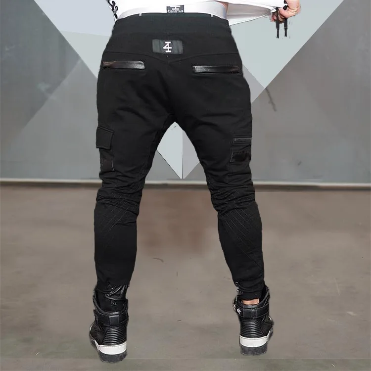 

Muscle Kid Brother Autumn & Winter Fashion-Outdoor Training Sports Tight-Fit Sweatpants Men Fitness Elasticity Skinny Pants