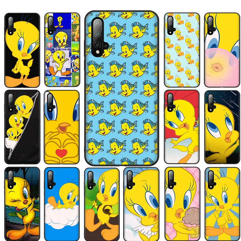Cute Teddy Bird TPU Phone Case For Huawei Nova Lite 2i 3 3i 4 4E 5i 5T 7 SE for Honor 20S 20 Pro 9A 10X Max Cover | Мобильные