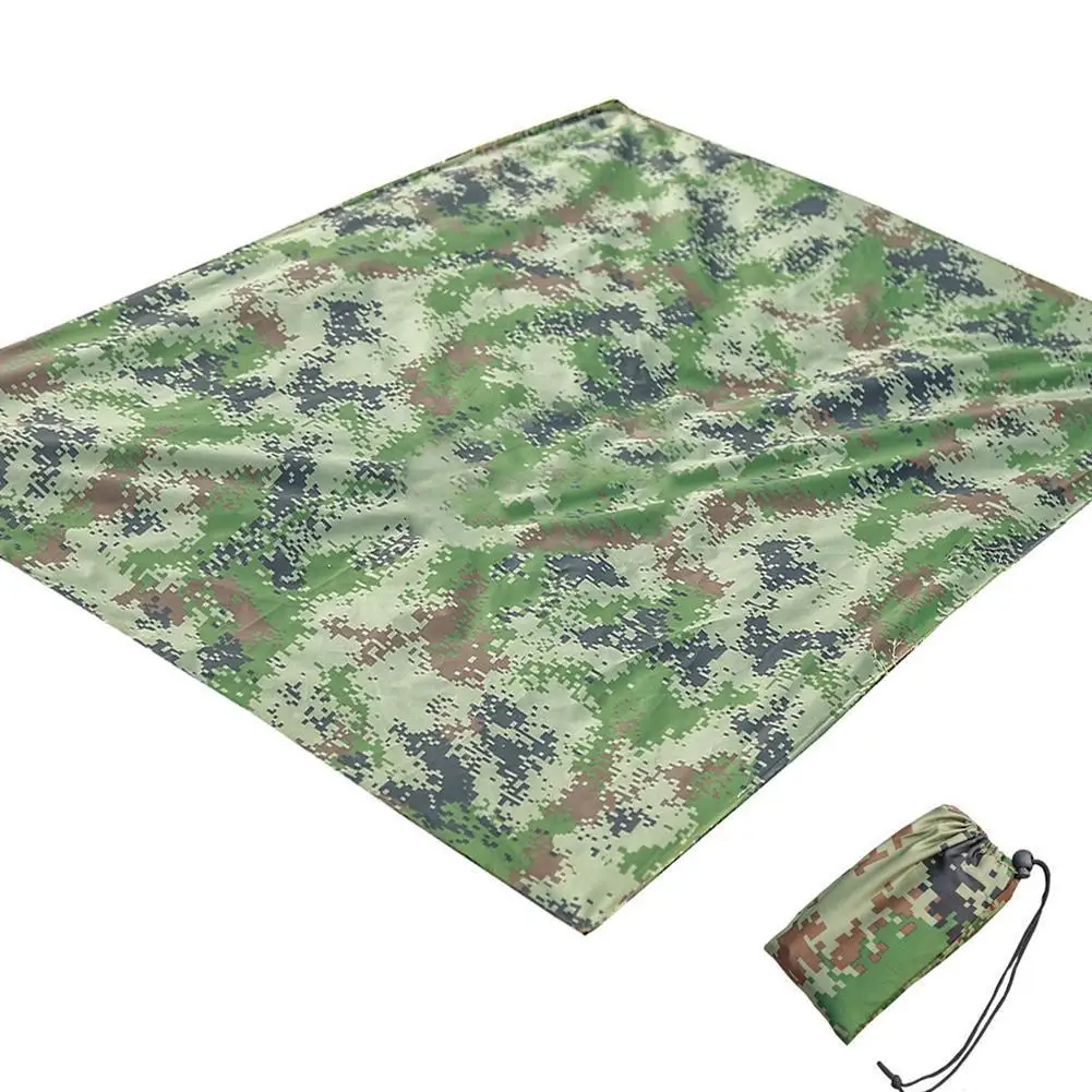 Ultralight Camping Camouflage Shelter 100 X 145cm Hunting Tent Outdoor Awning Waterproof Canopy Tarp Camp K9N0 Free Storage Bag