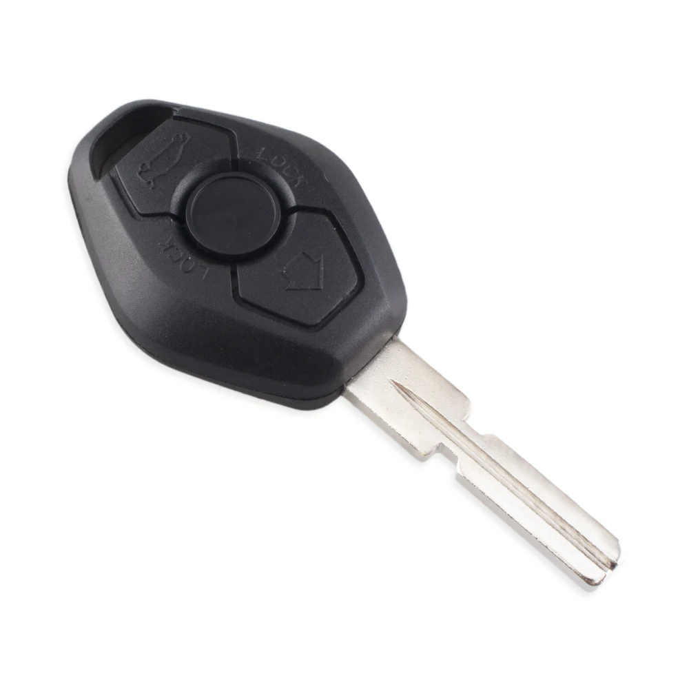 KEYYOU чехол для ключей автомобиля для BMW E38 E39 E46 EWS система 3 кнопки ключ чехол брелока Дистанционного Управления замена ключа автомобиля оболочка Крышка Брелок