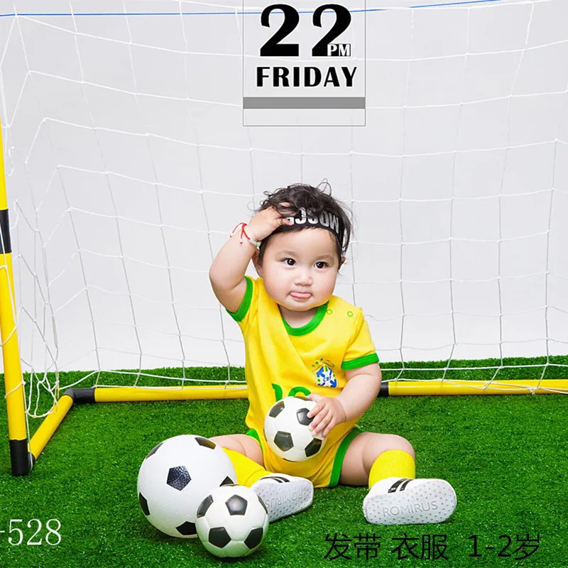 

Photography for Children Clothing Studio-Style Football Men And Women Children Photographic Service Boy Aged 1-2 Years Baby Spor