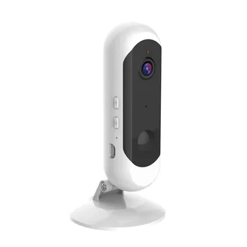 

Rechargeable HD720P Camera Surveillance Wifi Security Night Vision Two Way Audio Viewing angle 120° mage frame rate 25fps#T2