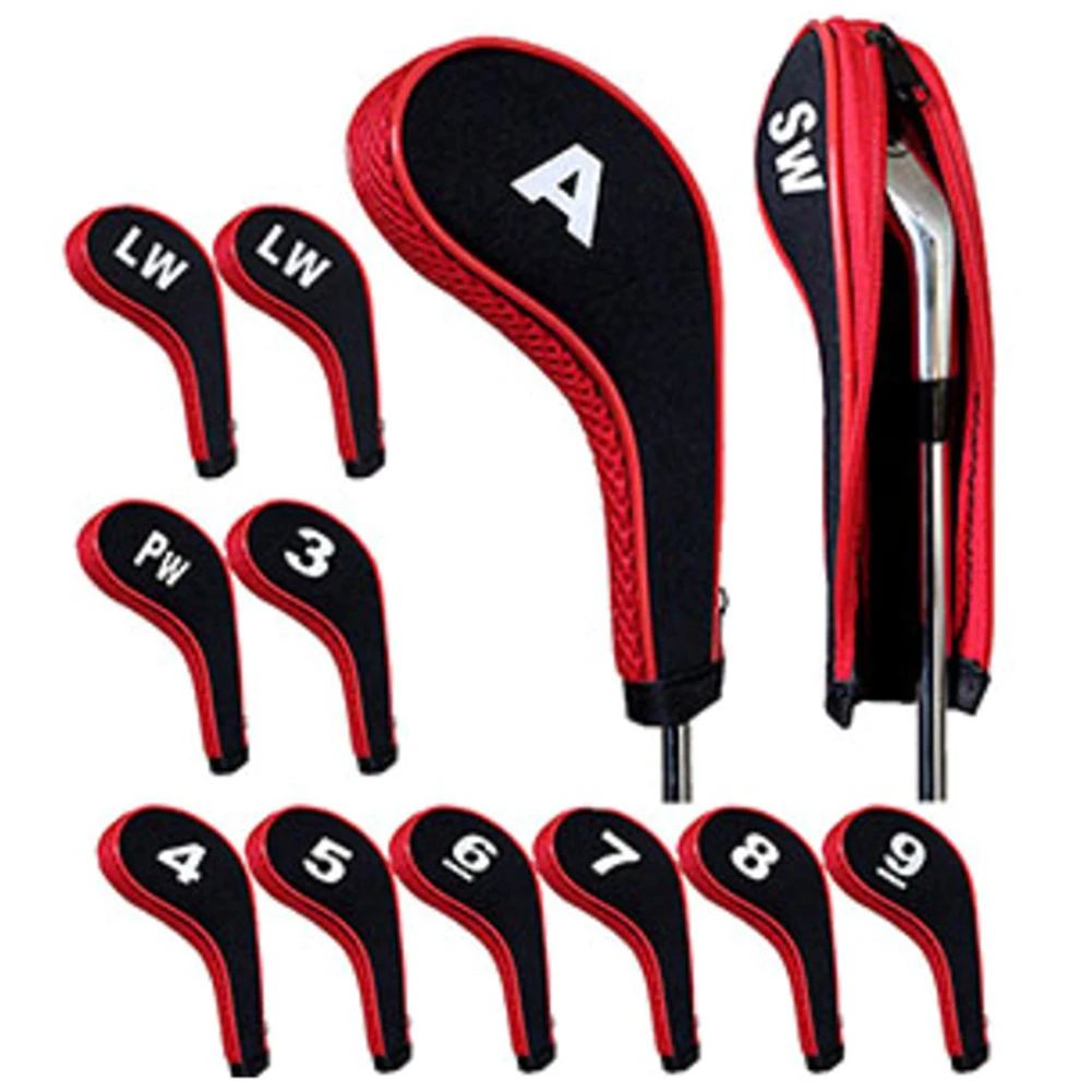 

Golf Sports Neoprene Golf Club Head Cover Accessories Golf Iron Pole Head Hat Golf Club Head Protective Cover On For Outdoor