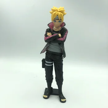 

23cm Naruto Uzumaki Boruto action figure model toy with black base anime Naruto Uzumaki Naruto son Uzumaki Boruto PVC figure toy