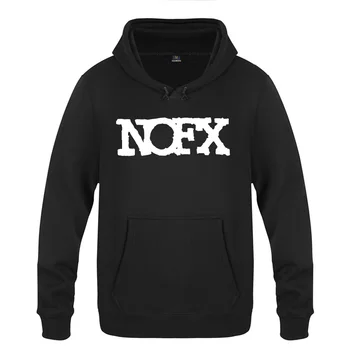 

NOFX Rock Music Sweatshirts Men 2018 Mens Hooded Fleece Pullover Hoodies