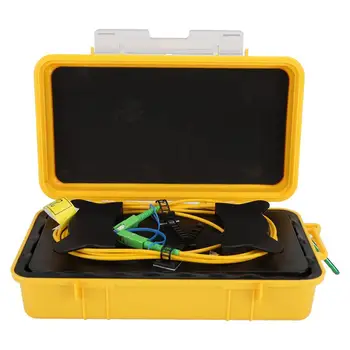 

OTDR Launch Cable Fiber Optic OTDR Launch Cable Box Dead Zone Eliminator Fiber Ring SC/APC-SC/APC SM 1km