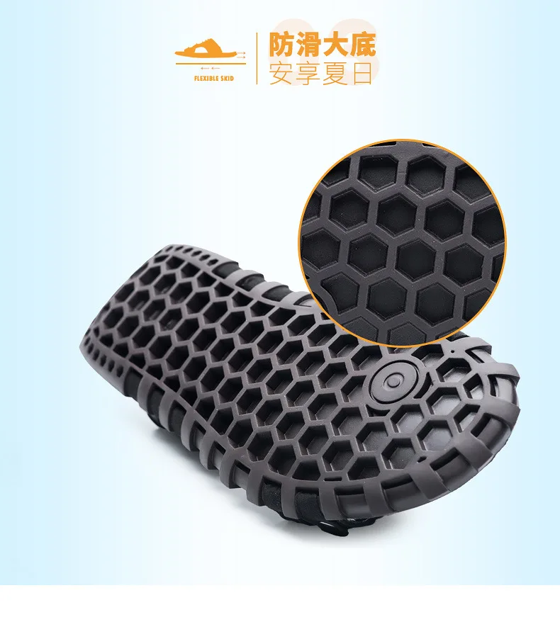 Large Size Summer Trend Sandals Men Genuine Leather Casual Sandals Men's Anti-slip Slippers Shoe