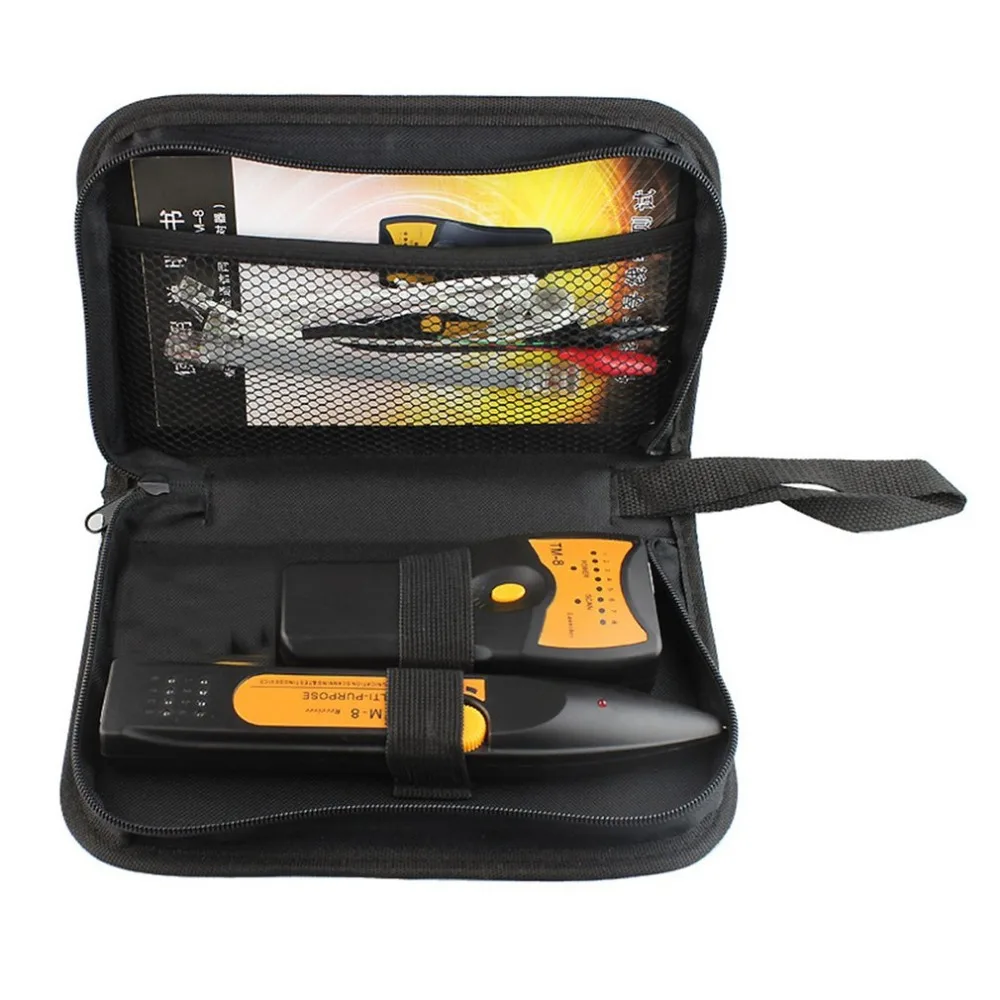 

TM-8 RJ11 RJ45 Cat5 Cat6 Telephone LAN Network Cable Tester Detector Wire Tracker Tracer Toner Ethernet Line Finder Dropshipping