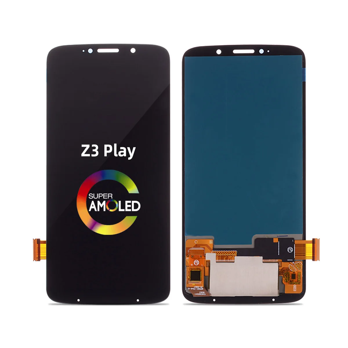 100% ТЕСТ ОК для Motorola Moto Z3 Play ЖК-экран с сенсорной панелью дигитайзер стекло Датчик