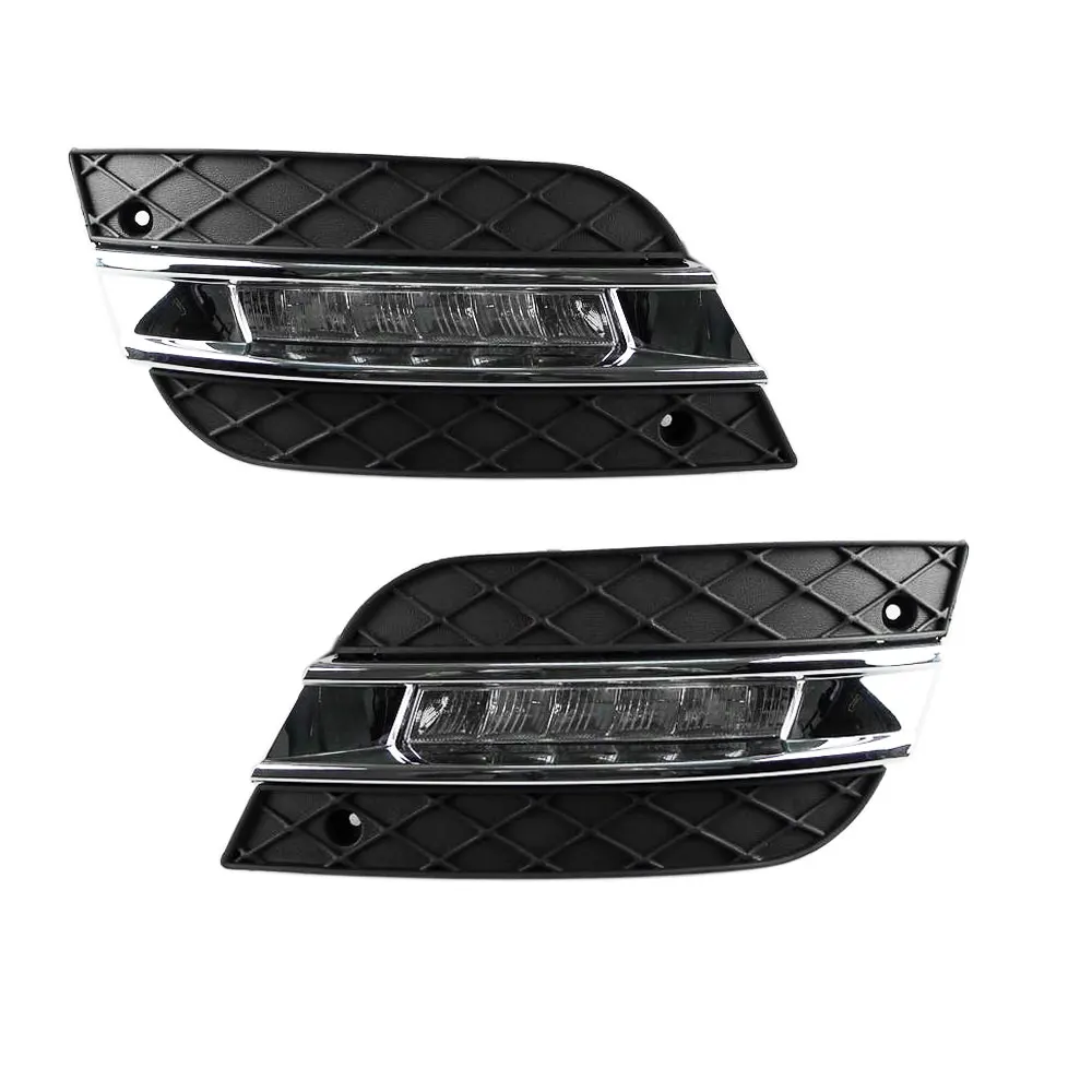 Дневные ходовые огни 12 В DRL для Mercedes Benz W164 ML280 ML300 ML320 ML350 ML500 2010 2011 хромированный