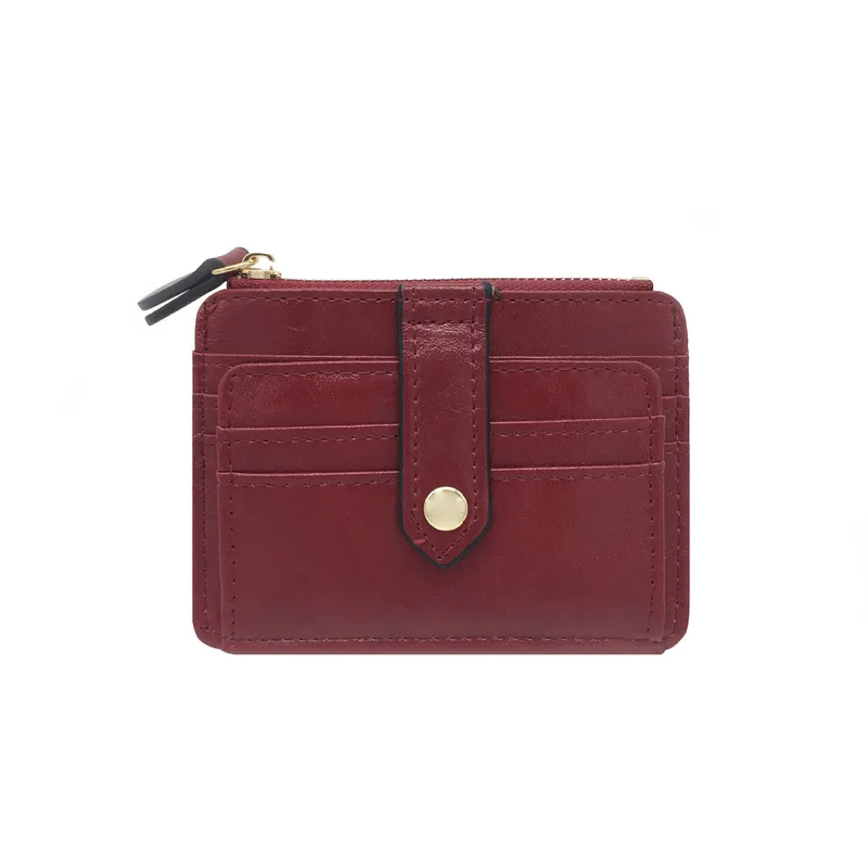 2021 Unisex Wallet Business ID Card Holder Pu Leather Coin Pocket Bus Organizer Purse Bag Men Women Multi-color | Багаж и сумки
