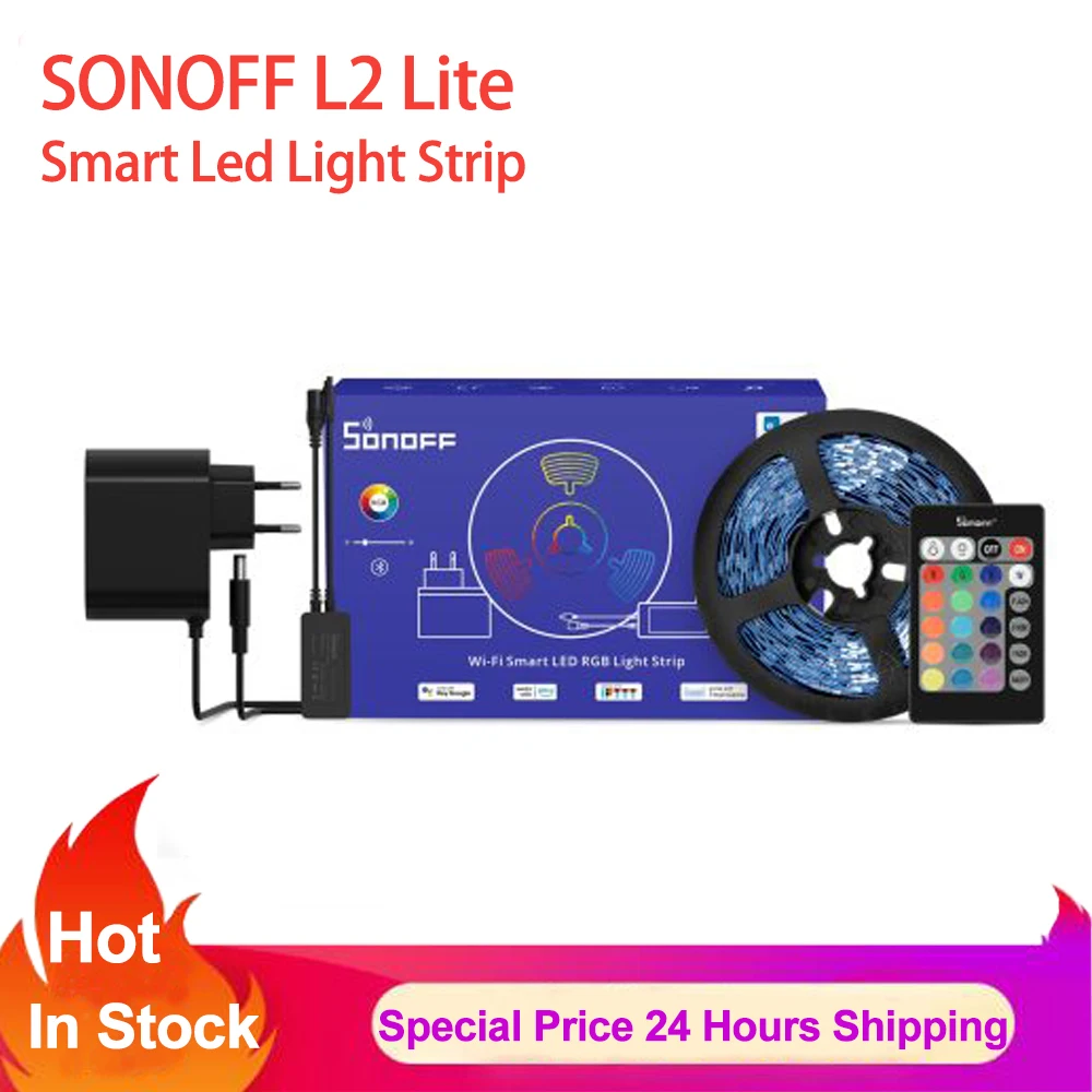 

Умная Светодиодная лента SONOFF L2 Lite с поддержкой Wi-Fi, 5 м