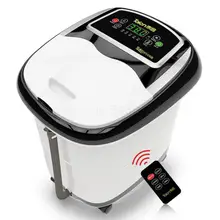 Ванна для ног полностью автоматическая Ванна для ног Электрический массаж Отопление постоянная температура бытовой ног терапия машина