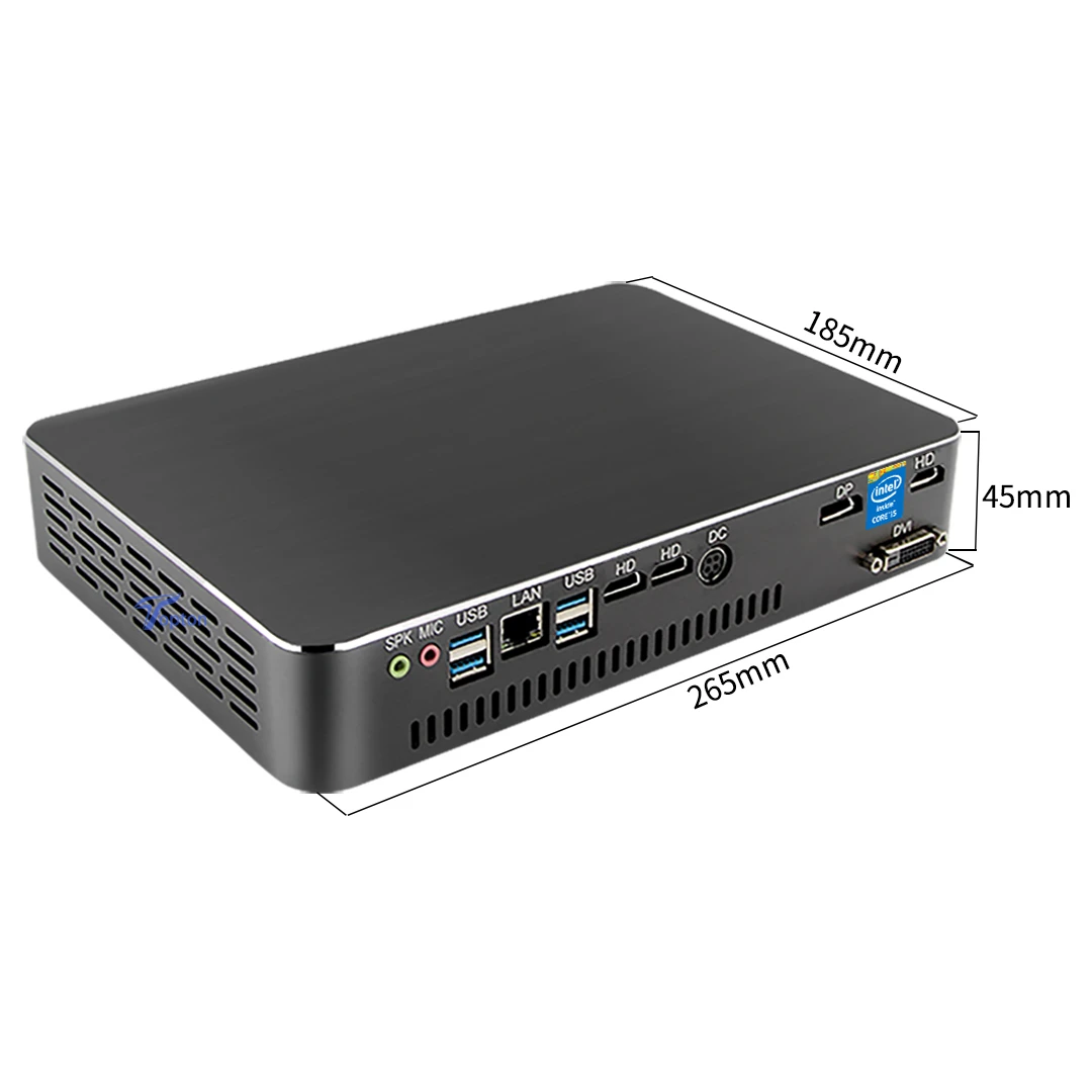 Мини компьютер игровой ПК Intel Core i7 8700 i5 8500 i3 8100 GTX 1650 GDDR6 4 Гб Windows 10 м. 2 7 * USB 4K HDMI2.0 DP DVI