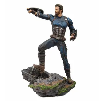 

Movie The Avengers 4 Endgame Figure Captain America Statue KO's Iron Studios 1/10 Painted Figure Model Toys X4455