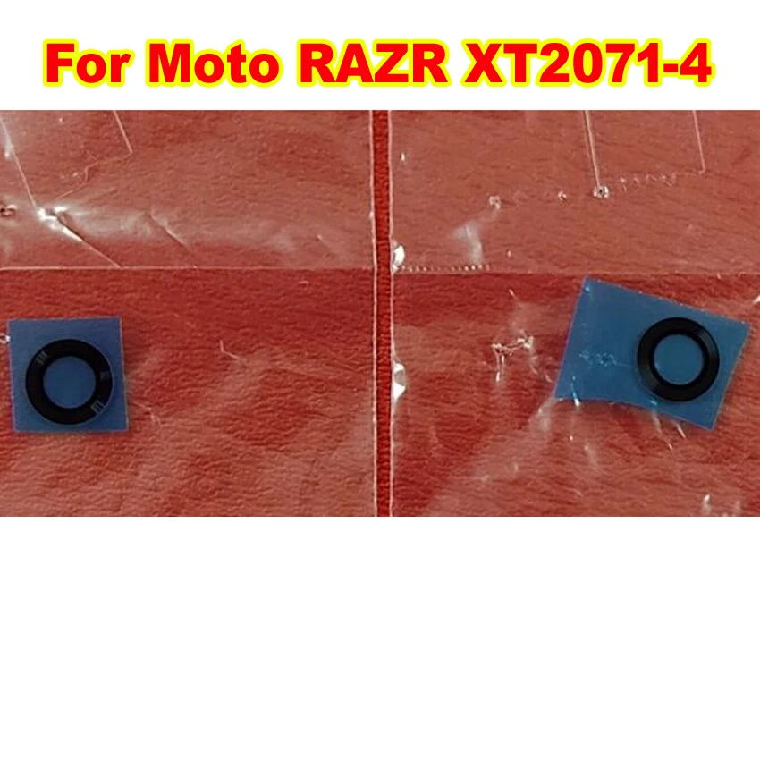 Original New Big Main Rear Back Camera Glass Lens with sticker For Motorola Moto RAZR XT2071 XT2071-4 Phone Flex Cable Parts | Мобильные
