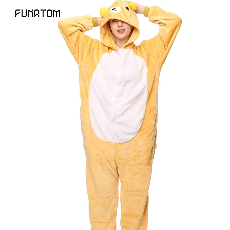 2019 синий слон зимние пижамы животных Жираф Ститч единорог наборы для женщин