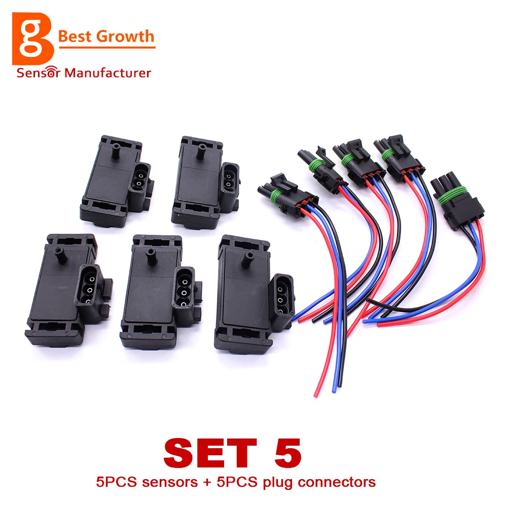 

hot sale MAP SENSOR FOR GM ACCEL DFI CHROME MSD TURBO BOOST AIR Buick Rendezvous 2002-2003 BG001Y132