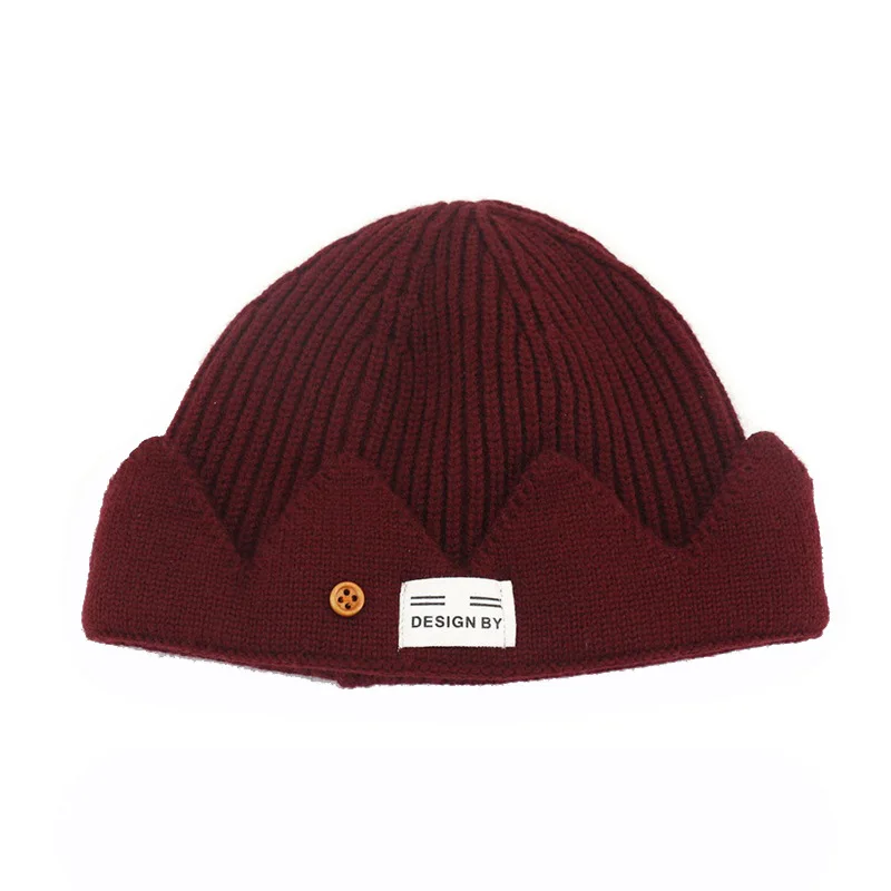1 Jughead Jones Beanie, шапка, тема, эксклюзивная Корона, унисекс, для взрослых, мужская вязаная одноцветная купольная шапка, аниме, косплей, зимняя шапка, подарок - Цвет: 1