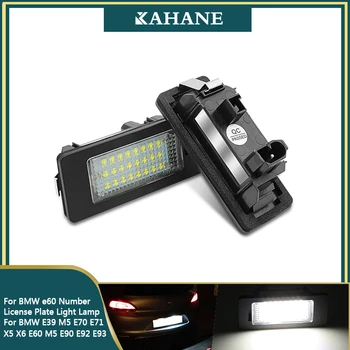 

2Pcs 24 LED Bulb License Number plate lights Auto Rear Truck Trailer Lamp For BMW E39 M5 E70 E71 X5 X6 E60 M5 E90 E92 E93 M3