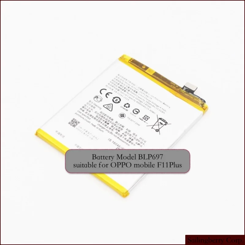Батарея подходит для OPPO mobile F11Plus с батареей модели BLP697