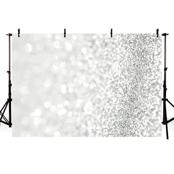 

Shinning Photography Backdrop for Photo Studio Senior Art Fabric Background for Newborn Silver Boken Backdrops Photography