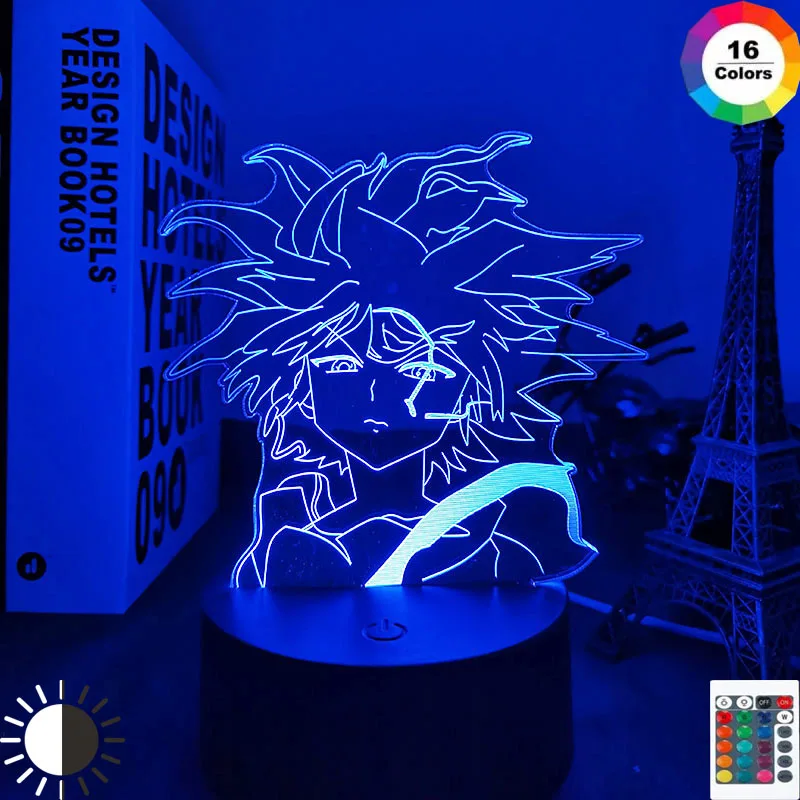 Anime Hunter X Killua 3d Led Lamp for Bedroom Decor Nightlight Birthday Gift Acrylic Night Light Hxh Godspeed | Освещение