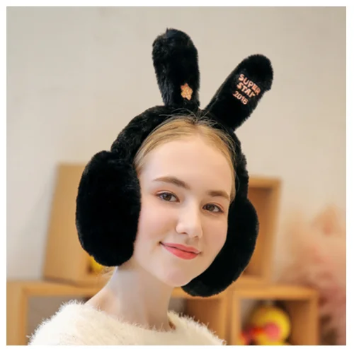 Новые модные милые плюшевые уши наушники удобные теплые женские зимние уличные защитные уши зимние аксессуары AD0604 - Цвет: 7